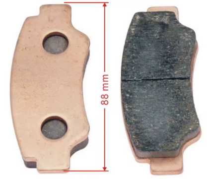 Plăcute frână SINTERIZATE CF Moto 450 520 550 600 625 800 850 1000