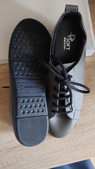 Ниски дамски кожени обувки