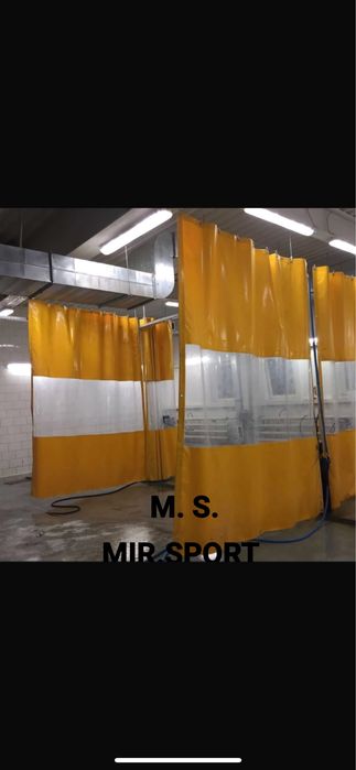 Шторы тент для автомойки