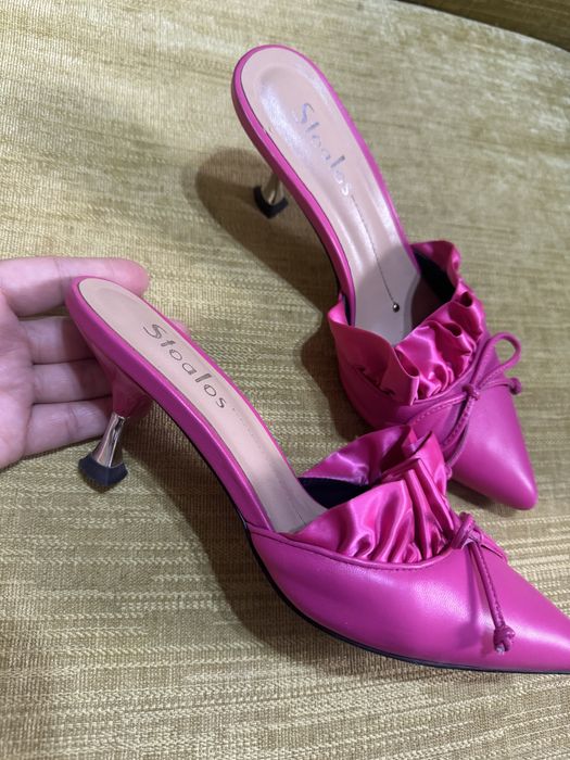 Кожаные мюли