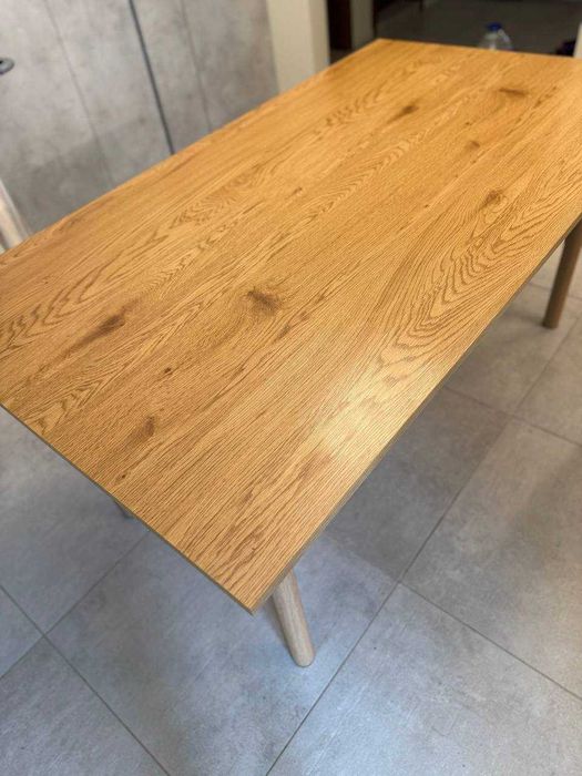 Кухненска маса ALSTED 90x160 цвят натурален дъб