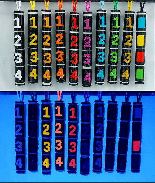 Eticheta clipsabila (SET) cu numar pentru lanseta / crap / rod pod