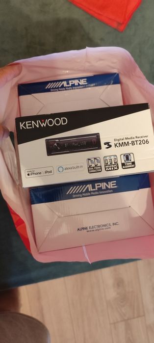 CD kenwood и колони alpine