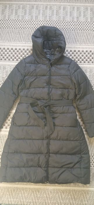 Geaca lunga neagra