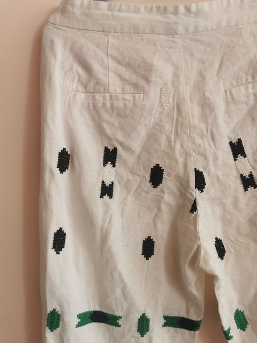 Pantaloni Zara in și vâscoză, mărimea M