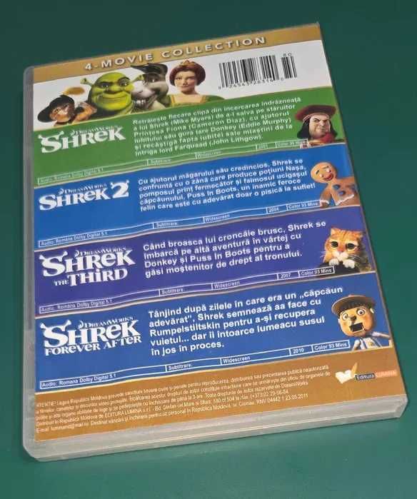 Shrek colectie 4 Filme dublate in limba romana