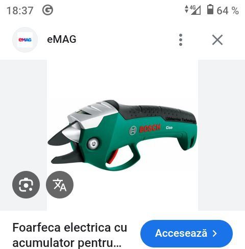 Foarfeca electrica.Bosch.