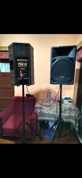 Mixer activ yamaha si boxe pasive 15”