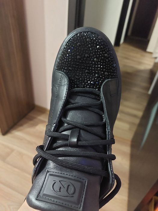 Спортно-елегантни обувки Massimo Zardi естествена кожа 39