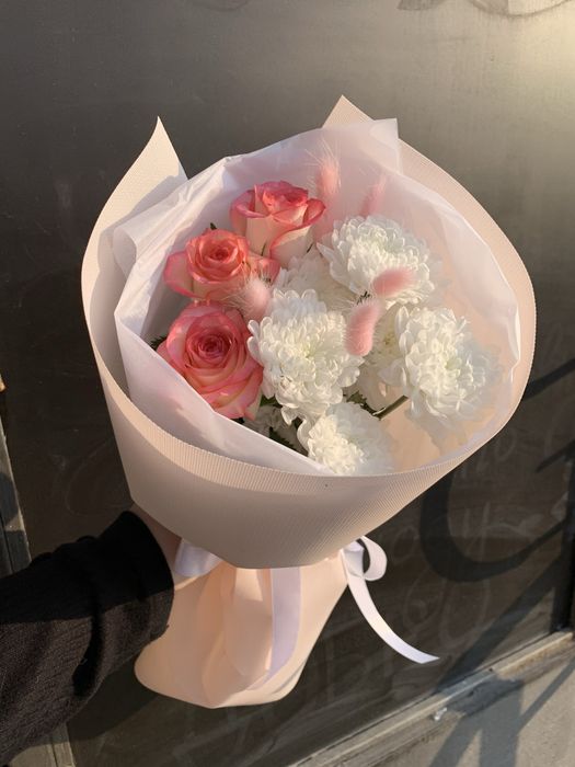 Букет комплимент + открытка