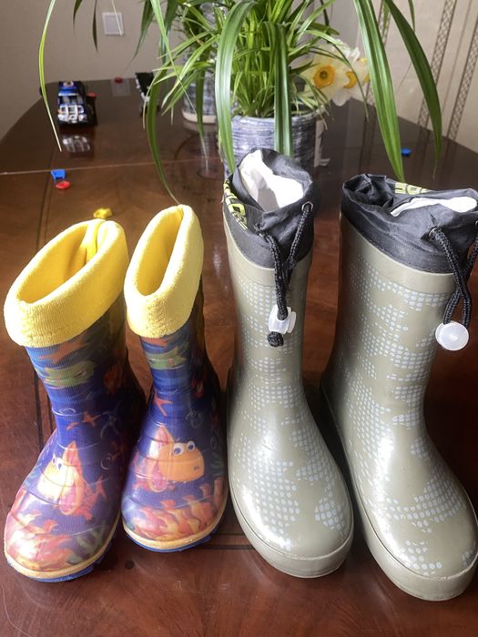 Резиновые  сапоги 24 и 29 размер