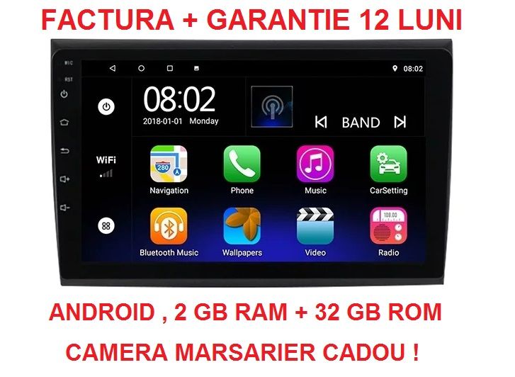 Navigatie Fiat Bravo ( 2007 - 2012 ) Garantie Noua Camera Marsarier