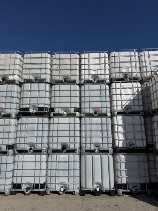 Ibc 1000 l curat cu capac si robinet