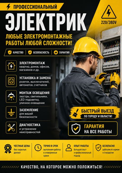 Электрик на выезд!