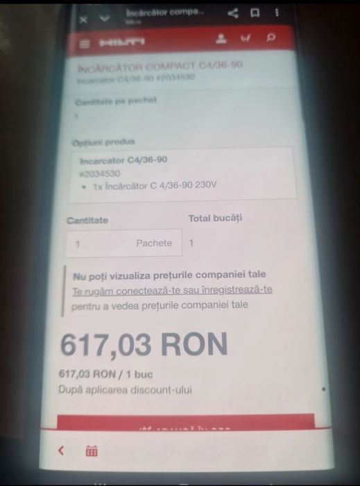 Încărcător hilti c4/36-90
