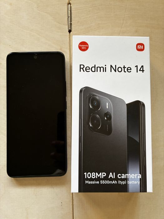 Redmi note 14 8gb 256gb гаранция 2г