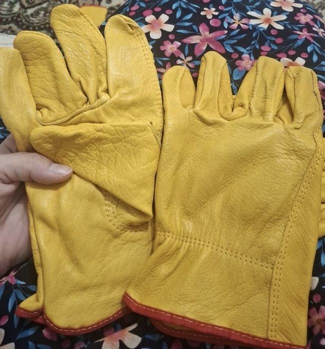 Перчатки рабочий кожа летный