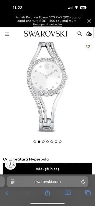 Ceas Swarovski nou nepurtat