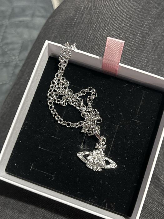 Lantisor Vivienne Westwood Argintiu Iced Out