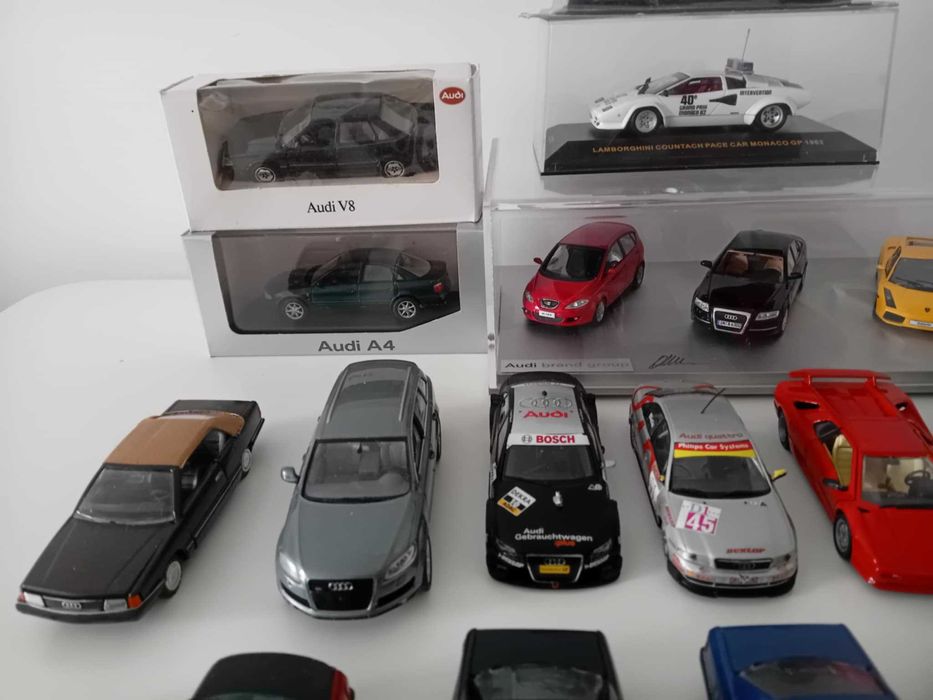 Audi Quattro, A4, V8 1:43 Schabak, Looksmart, Minichamps, Lambo