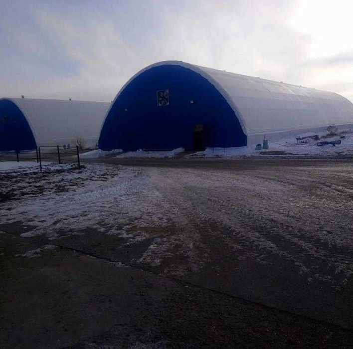 Ангар. Сборно-разборная металлоконструкция.