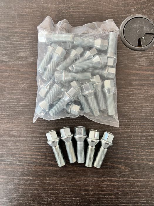 Set 20 prezoane noi con M14x1.5 filet 35 mm pt Mercedes Audi Volkswage