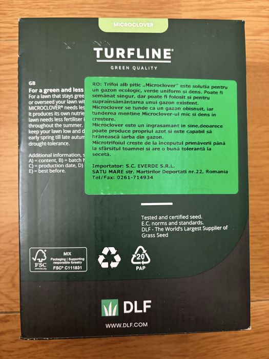 Vand seminte trifoi alb