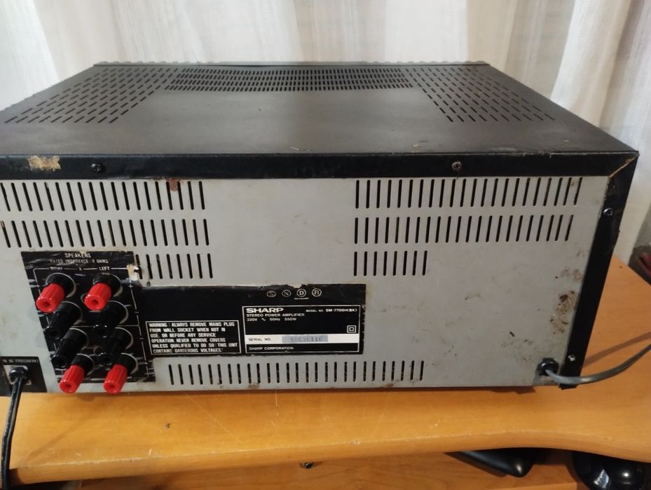 power amplifier SHARP system 7700