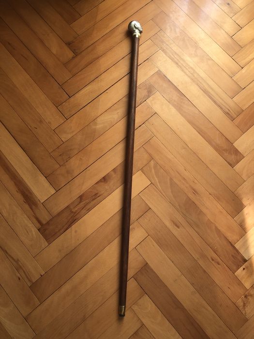 Baston austriac cu sabie interioara,maner metalic cap Franz Josef