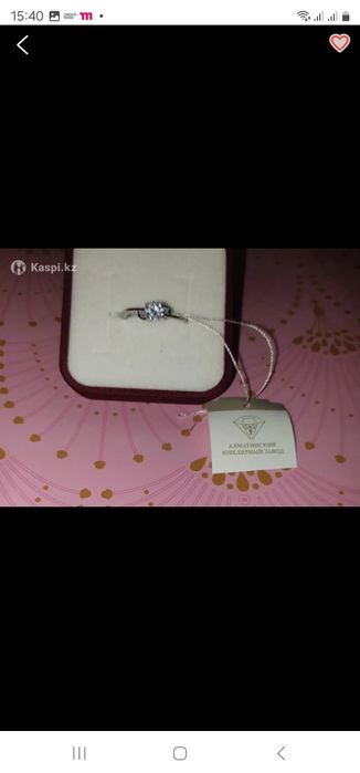 Кольцо серебряное