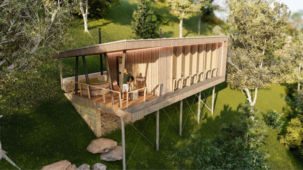 Teren autorizat pentru 4 cabane Muntele Rece
