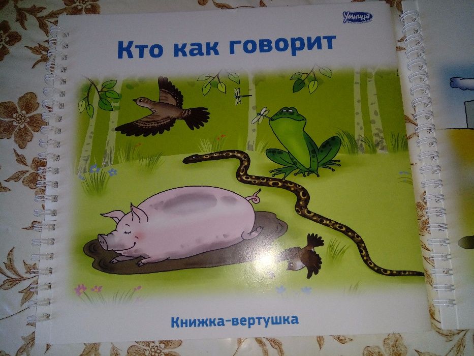 Развивающие книги - вертушки для малышей