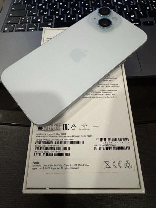 IPhone 15 Blue 256Gb Original