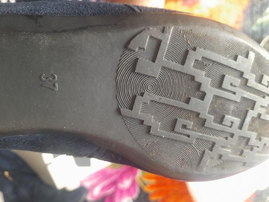 Сапоги замшевые удлиненные