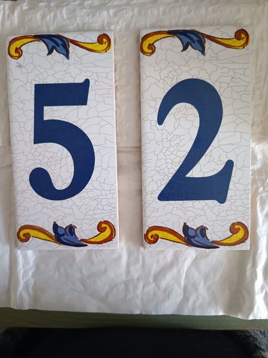 Numere de casa din ceramică
