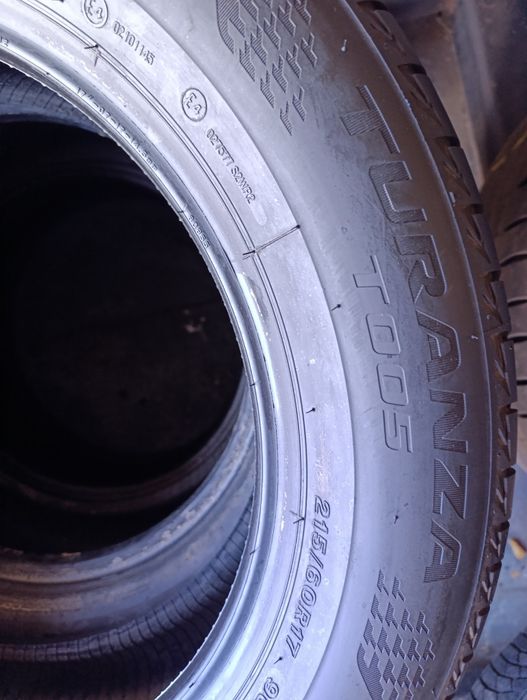 Anvelope de vara 215 60 17 Bridgestone dot 2021 demo fără uzura