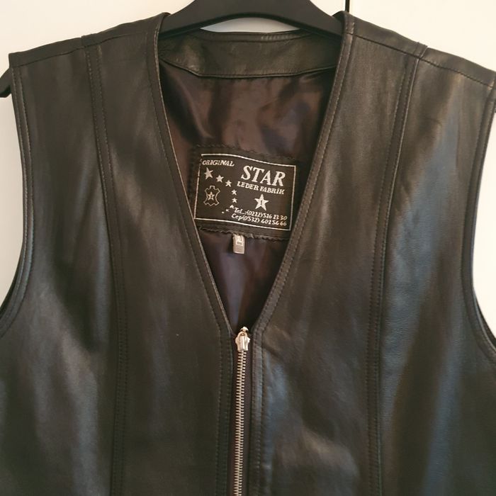 Vesta din piele mas XL