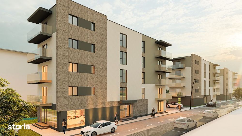 Apartament cu 2 camere, semifinisat, bloc cu lift, zona Cetatii