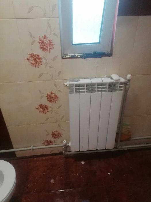 Котле на дърва с радиатори 18 киловата с помпа и тръби