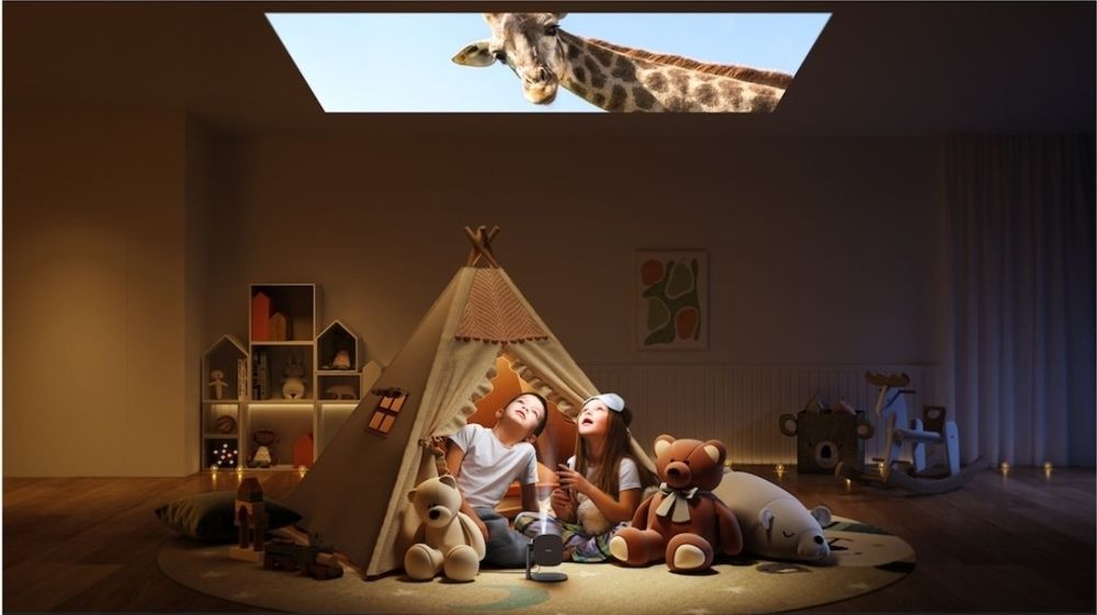 Videoproiector portabil Xgimi MoGo 2 Pro 1080p, Android TV, 400 ISO