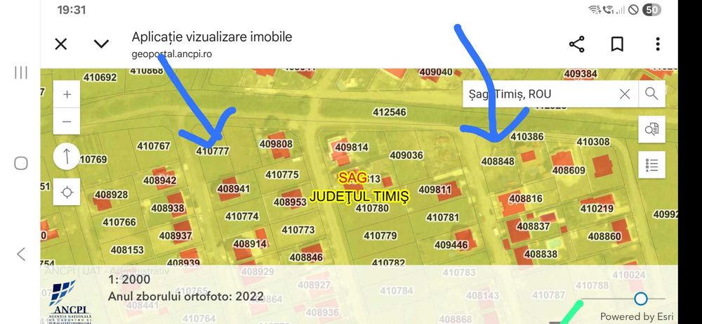 Proprietar, vând teren în ȘAG zona Mănăstirii