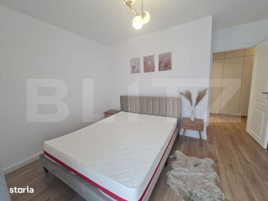 Apartament decomandat, mobilat si utilat, parcare, zona Terra