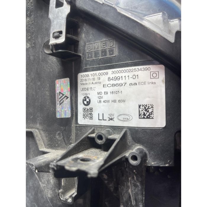 Ляв фар за bmw 5er g30 g31 - 63117214951