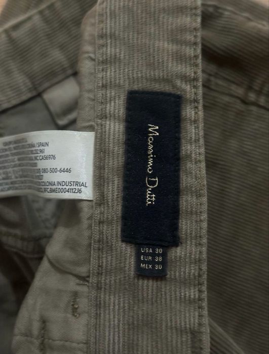 Вельветовые брюки Massimo Dutti