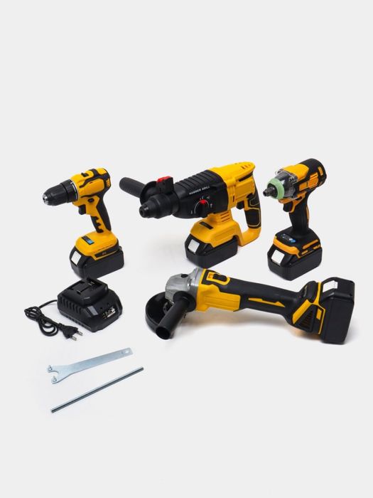 Шуруповерт, перфоратор, болгарка с чамаданом