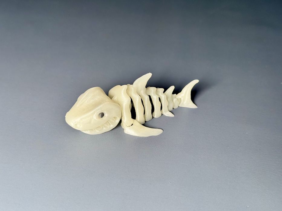 Скелет Акулы 3д