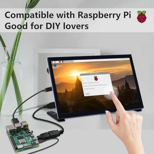 GeeekPi 10.1" IPS Touch монитор за Raspberry Pi