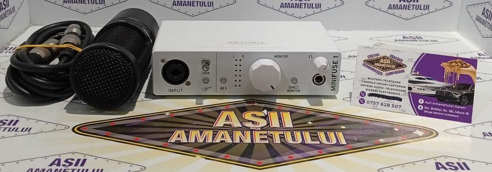 Arturia MiniFuse 1+Microfon Audio-Technica AT2020