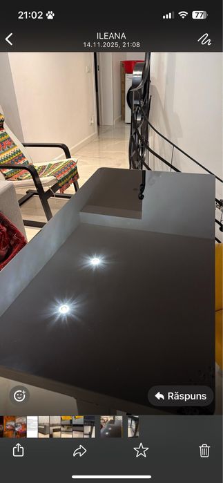 Vand birou electric Hugo black Maren