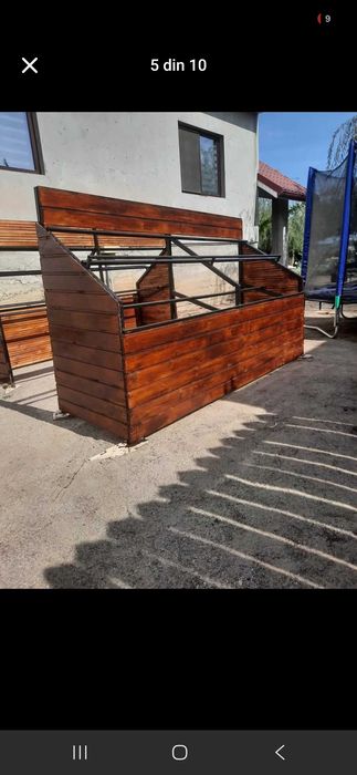 Rafturi Legume si Fructe cu oglinzi ,Rafturi de mijloc cu expunere dubla